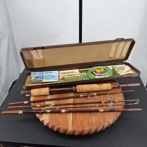 vintage Berkley Para/Metric "Curved Taper" Travel-Pack Combination Fishing Rod